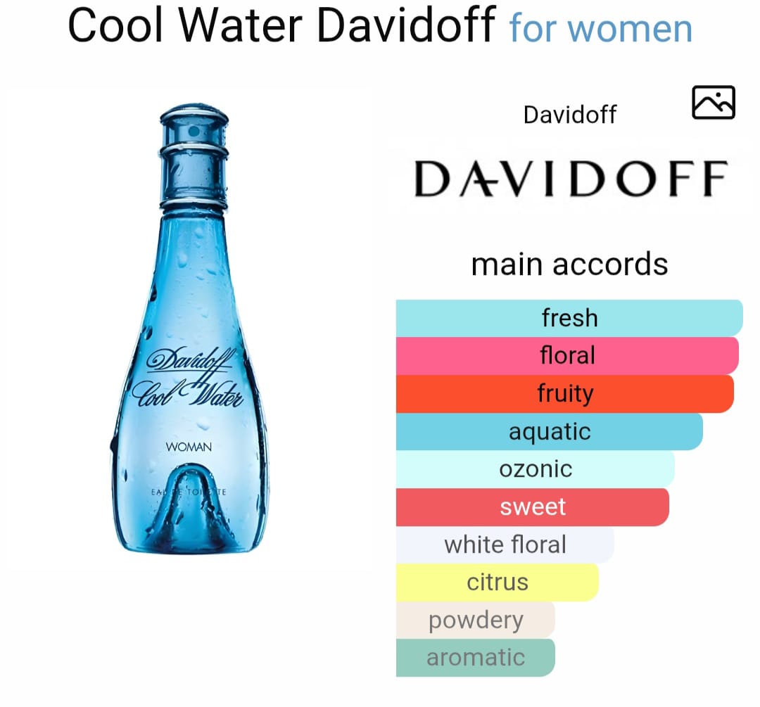 Davidoff Cool Water Woman Edt • 100ml