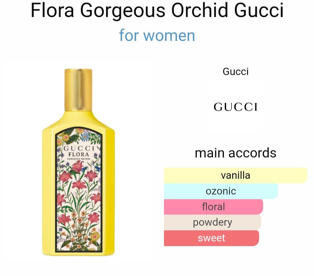 Guccii Floraa Eau De Perfume Orchid Yellow - 100ml
